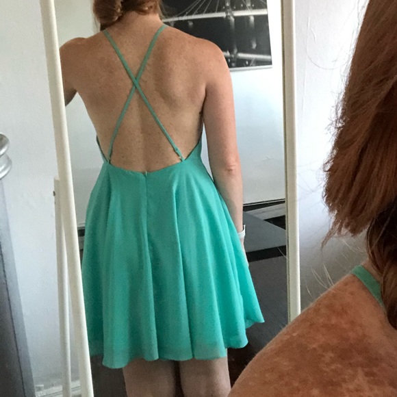 Urban Outfitters flared chiffon dress - Picture 4 of 6